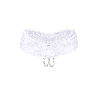 Сексуальні відкриті трусики Art of Sex - Isabell, колір білий, розмір L-2XL SX3820 фото