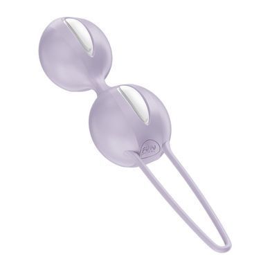Вагінальні кульки Fun Factory SMARTBALLS DUO Purple, 2 шт, діаметр 3,2 та 3,6 см SX3669 фото