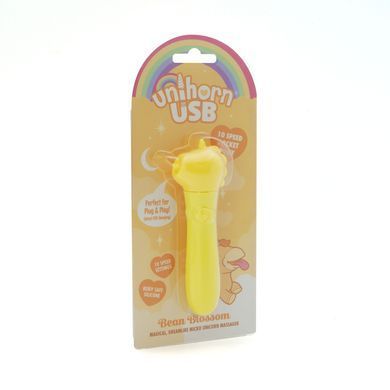 Вібратор-єдиноріжка Unihorn USB Bullet &ndash; Bean Blossom, віброкуля, USB-зарядка, 10 режимів SX2857 фото