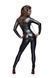 Комбінезон Noir Handmade F162 Powerwetlook overall with leash and two-way zipper, S, мокрий ефект SX0041 фото 2