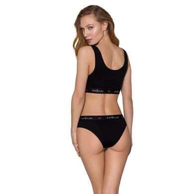 Спортивний топ з широкою гумкою Passion PS004 TOP S, black SO4221 фото