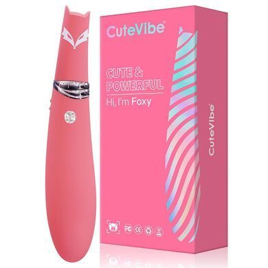 Вакуумний стимулятор з вібрацією CuteVibe Foxy Sakura SO7034 фото