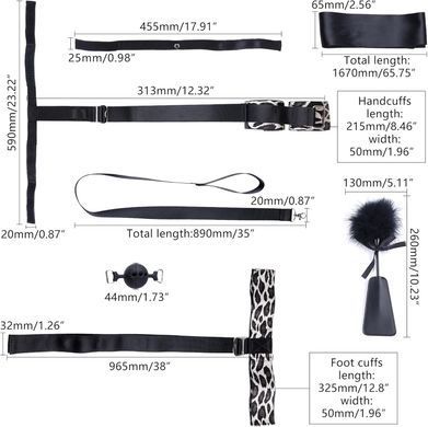 БДСМ-набір LOCKINK YEAHWOW Armbinder Restraint Set Black SX2843 фото