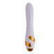 Вібратор-кролик з пульсацією та флогером LOCKINK SEVANDA Whip Vibrating Massage Wand, біло-золотий SX0904 фото 3