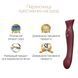 Смартвібратор 3в1 Zalo &mdash; Queen Set Wine Red, пульсівна перлина та вакуум, кристал Swarovski SO6662 фото 4