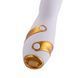 Вібратор-кролик з пульсацією та флогером LOCKINK SEVANDA Whip Vibrating Massage Wand, біло-золотий SX0904 фото 5
