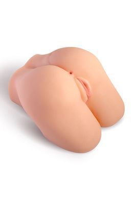 Мастурбатор-півторс з вібрацією Real Body Real Kelly, вагіна та анус, 24х17,5 см SO9950 фото