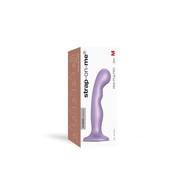 Насадка для страпона Strap-On-Me Dildo Plug P&G Lilas Metallic M SO7821 фото