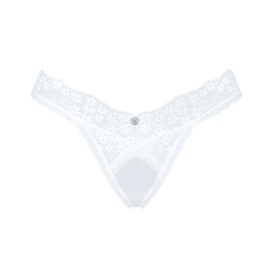 Мереживні танга Obsessive Heavenlly thong XS/S SO8185 фото