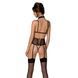 Корсет з відкритими грудьми Passion DOMINICA CORSET XXL/XXXL beige, пажі для панчіх, стрінги SO8432 фото 2