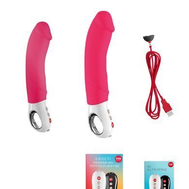 Вібратор для точки G Fun Factory BIG BOSS pink, дуже потужний, 23,5 см SX0938 фото