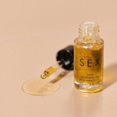 Заспокійлива олія для анального сексу Bijoux Indiscrets Slow Sex Anal Soothing Oil Before & After 15 мл SX3248 фото