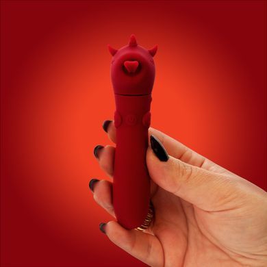 Вібратор-єдиноріжка Unihorn USB Bullet &ndash; Blaze Diablo віброкуля, USB-зарядка, 10 режимів SX2859 фото