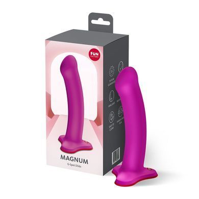 Фалоімітатор Fun Factory MAGNUM Blackberry, дуже гнучкий, довжина 18,3 см, діаметр 3,7 см SX3677 фото
