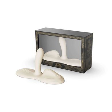 Sit-on-top смарт-вібратор Zalo &ndash; Flora Smart Vibrating Pad Ivory White, 9 моторів SX0718 фото