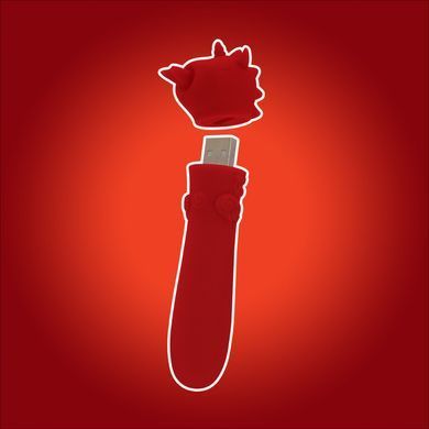Вібратор-єдиноріжка Unihorn USB Bullet &ndash; Blaze Diablo віброкуля, USB-зарядка, 10 режимів SX2859 фото
