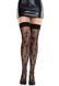 Панчохи Leg Avenue Worship Me Cross Net Thigh Highs One Size SX2762 фото 5