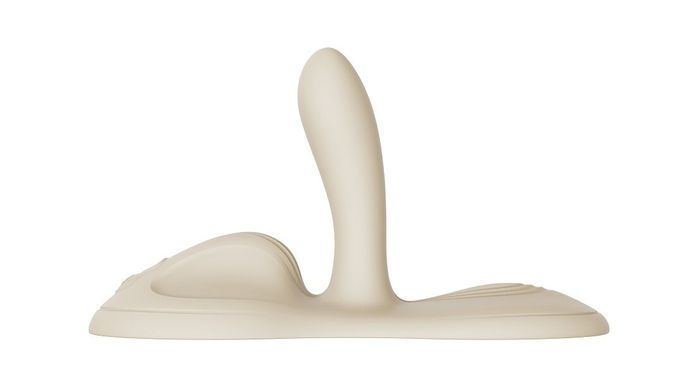 Sit-on-top смарт-вібратор Zalo &ndash; Flora Smart Vibrating Pad Ivory White, 9 моторів SX0718 фото
