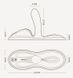 Sit-on-top смарт-вібратор Zalo &ndash; Flora Smart Vibrating Pad Ivory White, 9 моторів SX0718 фото 4
