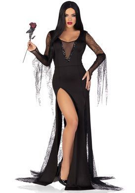 Костюм Мортіші Аддамс Leg Avenue Sexy Spooky Morticia S SO9215 фото