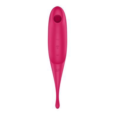 Вібратор для клітора з вакуумною стимуляцією Satisfyer Twirling Pro Red SO7802 фото
