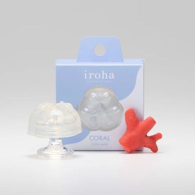 Стимулятор для ерогенних зон IROHA Petit &ndash; Coral, можна охолоджувати та нагрівати SX2286 фото