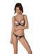 Еротичний комплект Passion MARINA SET WITH OPEN BRA, S/M, beige, відкриті чашки SO9733 фото 1