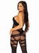 Бодістокінг Leg Avenue Illusion halter bodystocking One size Black, доступ SO8619 фото 4