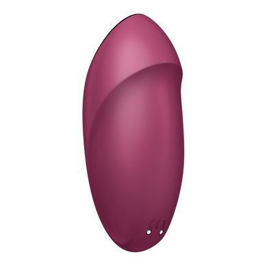 Вібростимулятор-пульсатор Satisfyer Tap & Climax 1 Red, ефект постукування пальцем, 2 мотори SX0566 фото