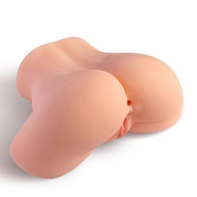 Мастурбатор-півторс з вібрацією Real Body Real Briana, вагіна та анус, 25х18 см SO9953 фото