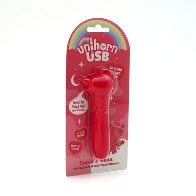 Вібратор-єдиноріжка Unihorn USB Bullet &ndash; Cupid's Beau, віброкуля, USB-зарядка, 10 режимів SX2861 фото