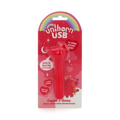 Вібратор-єдиноріжка Unihorn USB Bullet &ndash; Cupid's Beau, віброкуля, USB-зарядка, 10 режимів SX2861 фото