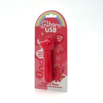 Вібратор-єдиноріжка Unihorn USB Bullet &ndash; Cupid's Beau, віброкуля, USB-зарядка, 10 режимів SX2861 фото