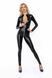 Комбінезон з мокрим ефектом Noir Handmade F293 Powerwetlook catsuit with front zipper, XXL SX0193 фото 1