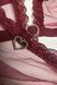 Комплект Passion BELISSANA SET burgundy S SX2912 фото 12