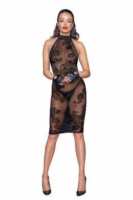 Сукня Noir Handmade F240 Midi tulle dress with velvet straps, 3XL SX0144 фото