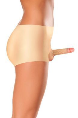 Силіконові трусики з фалоімітатором Real Body Real Manly, S/M, суцільна конструкція, для неї SO9954 фото