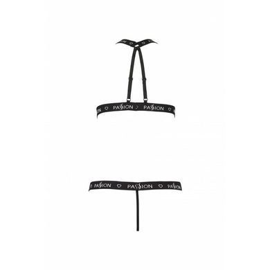 Напівпрозоре боді з вирізами Passion Exclusive Mirajane Body black XXL/XXXL, black PS26406 фото