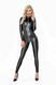 Комбінезон з мокрим ефектом Noir Handmade F293 Powerwetlook catsuit with front zipper, 3XL SX0194 фото 2