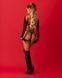 Прикраса на тіло Obsessive Lustique Black harness bra S/M/L SX3112 фото 8