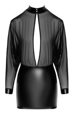 Сукня Noir Handmade F348 Powerwetlook and tulle dress - XL SX2092 фото