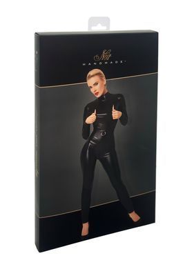 Комбінезон Noir Handmade F319 Caged, S, під латекс, довгий рукав, з доступом, кільце на поясі SX0345 фото