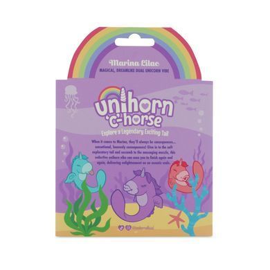 Вібратор-єдиноріжка Unihorn &ndash; C Horse &ndash; Marina Lilac, вагінально-кліторальна стимуляція, 2 мотори по 10 режимів SX2863 фото