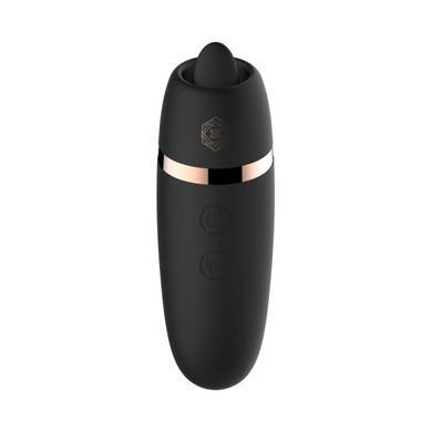 Мінівібратор з язичком Rosy Gold - Vibrating & Licking Dual Stimulator SX3920 фото