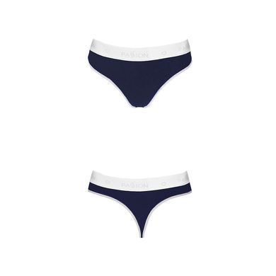 Спортивні трусики-стрінги Passion PS007 PANTIES S, navy blue SO4253 фото