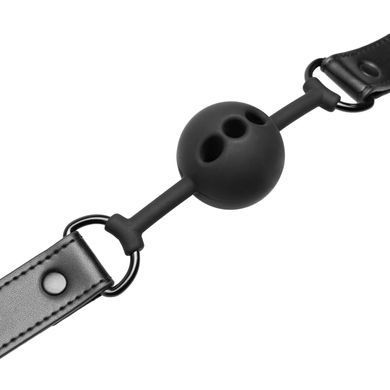 Повітропроникний кляп Bedroom Fantasies: Breathable Silicone Ball Gag, чорний SO8816 фото