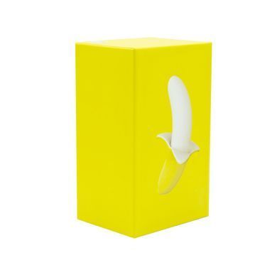 Вібратор-банан Banana Bliss Mini Silicone Vibrator, вагінально-кліторальна стимуляція, 10 режимів SX2601 фото