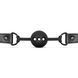 Повітропроникний кляп Bedroom Fantasies: Breathable Silicone Ball Gag, чорний SO8816 фото 3