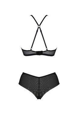 Комплект Passion KERRIA BIKINI black, L/XL, бралет і трусики-бікіні SX0482 фото