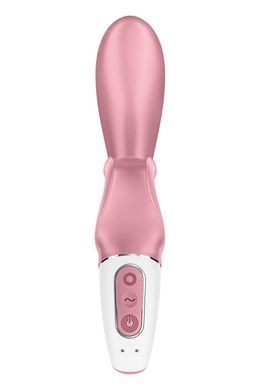 Смарт вібратор-кролик Satisfyer Hug Me Pink, 2 мотори, діаметр 4,2см, широка кліторальна частина SO6274 фото